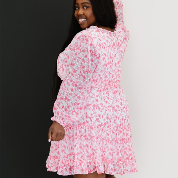 FLORAL TIERED RUFFLE DRESS - Picture 6 of 12